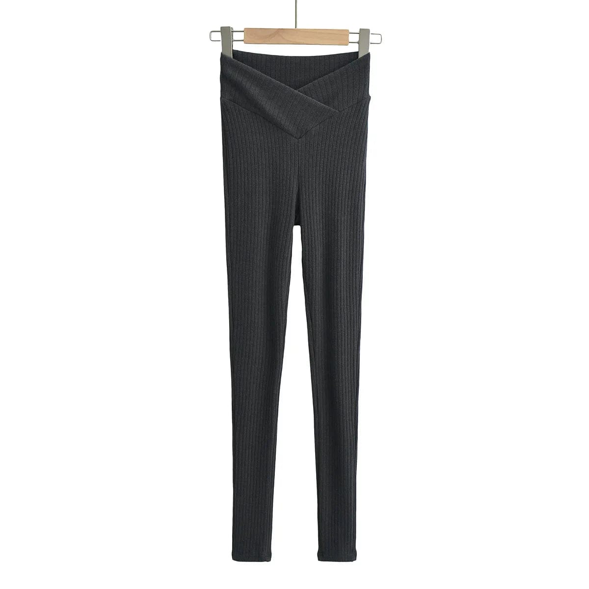 Custom High Quality Women Trousers Office Slim Pants V Waistband legging Women Joggers Pants