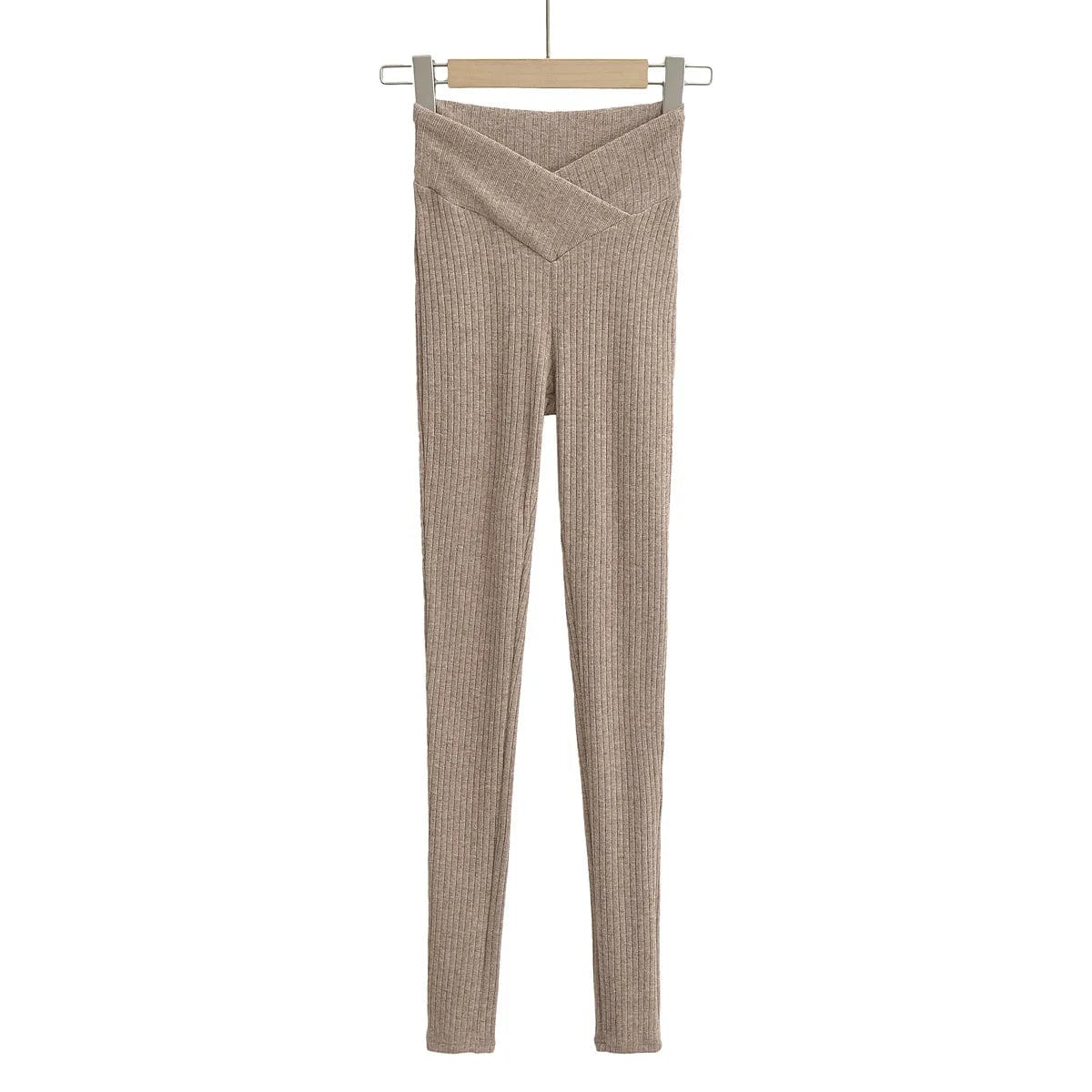 Custom High Quality Women Trousers Office Slim Pants V Waistband legging Women Joggers Pants