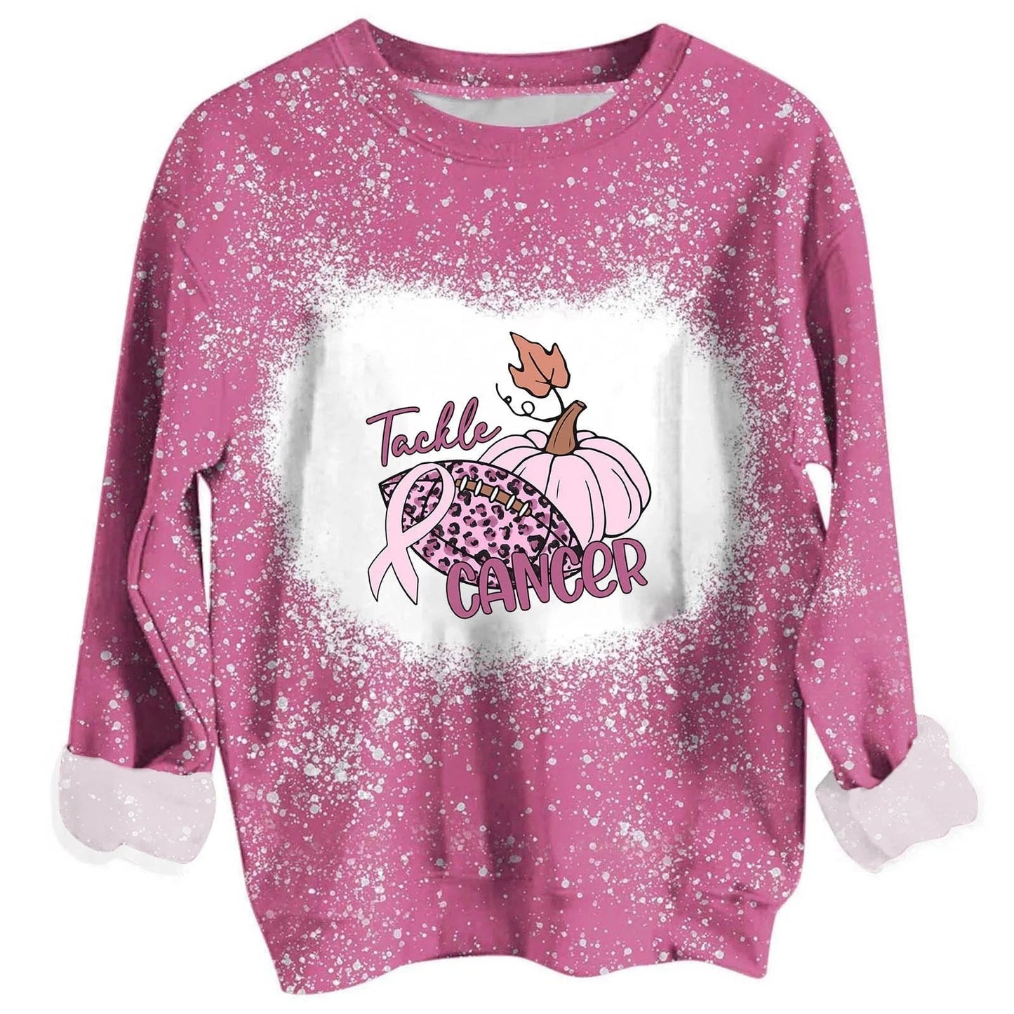 custom Hollamas digital printing sports long sleeve women's leisure fashion all over print crewneck sweatshirt