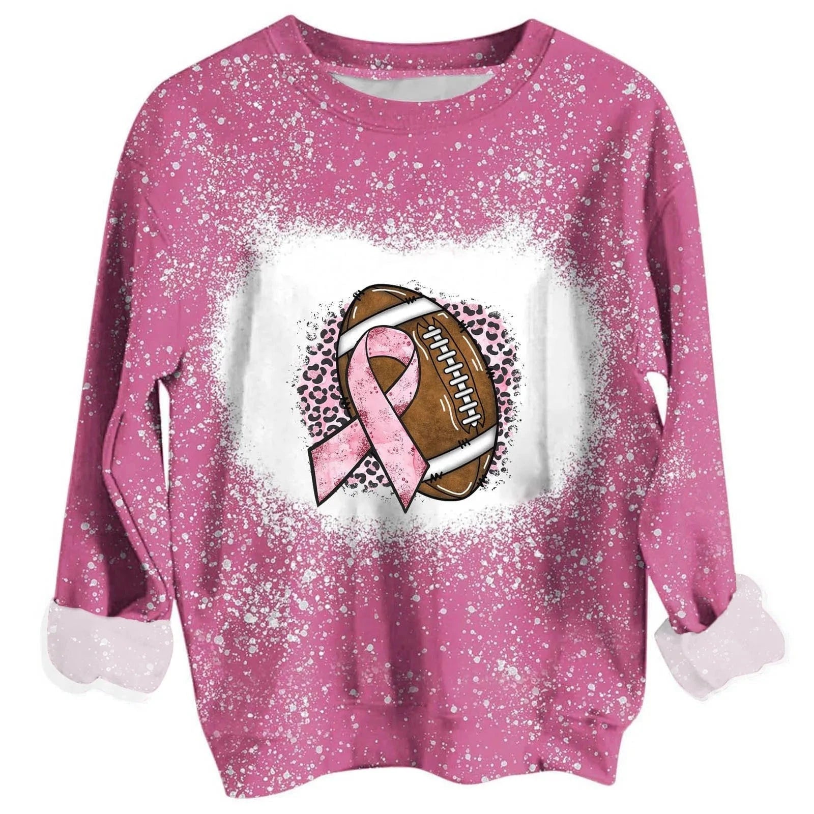 custom Hollamas digital printing sports long sleeve women's leisure fashion all over print crewneck sweatshirt