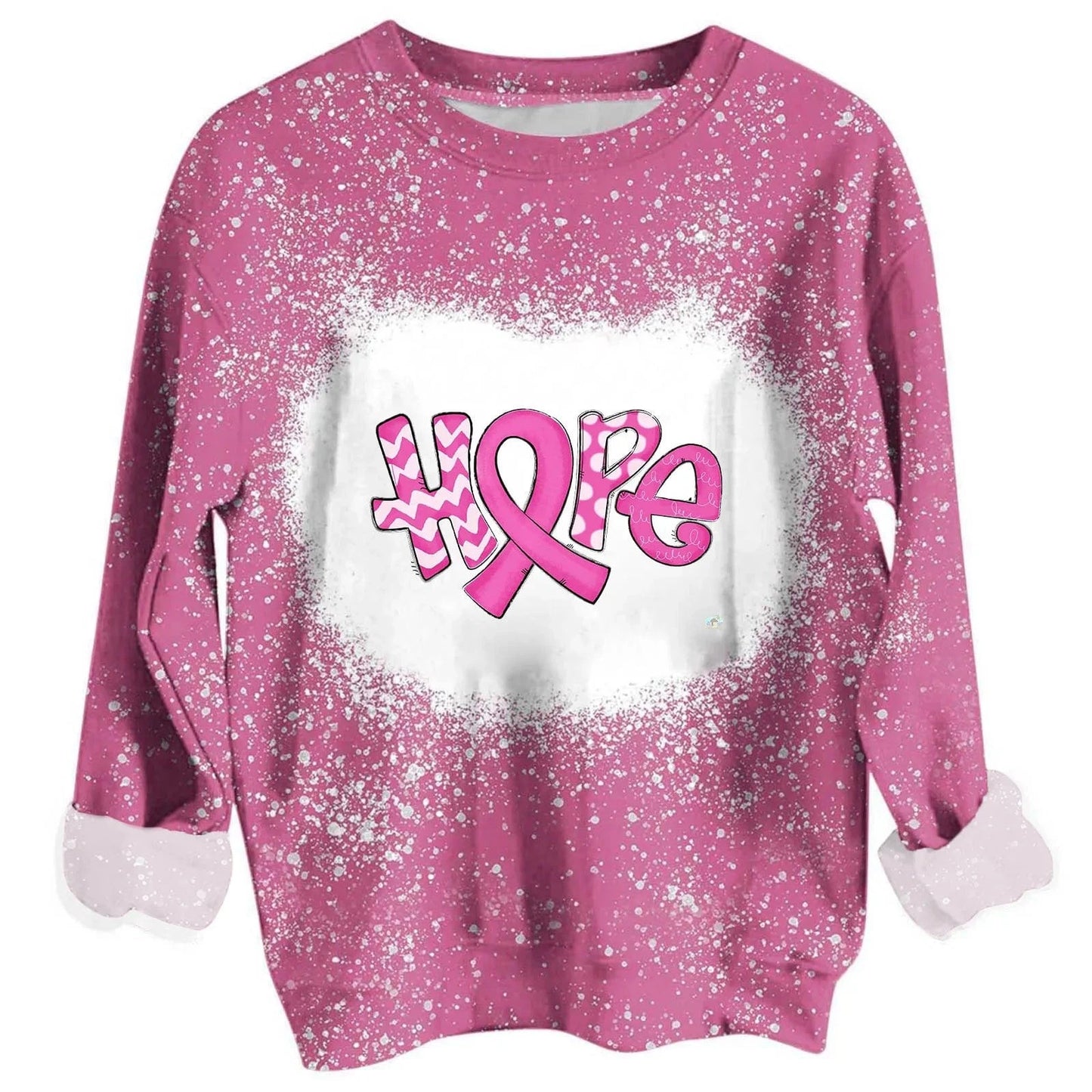 custom Hollamas digital printing sports long sleeve women's leisure fashion all over print crewneck sweatshirt