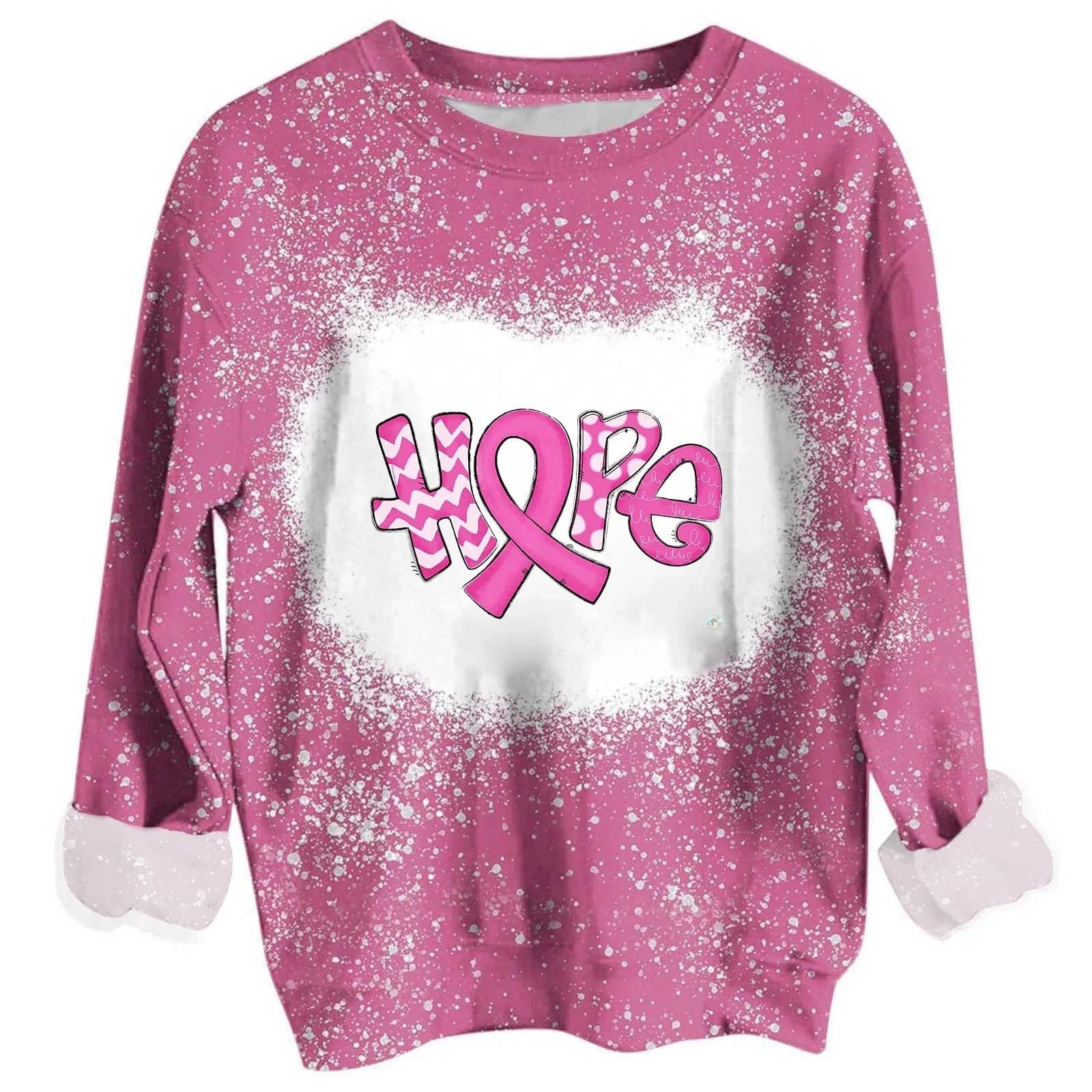 custom Hollamas digital printing sports long sleeve women's leisure fashion all over print crewneck sweatshirt