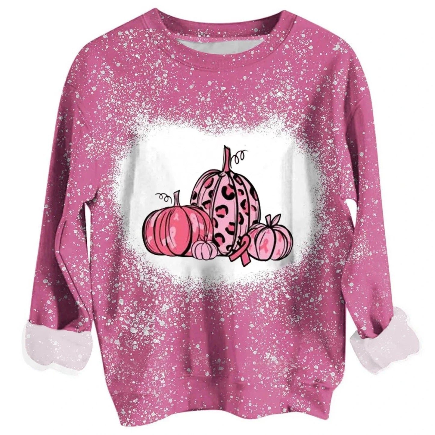 custom Hollamas digital printing sports long sleeve women's leisure fashion all over print crewneck sweatshirt