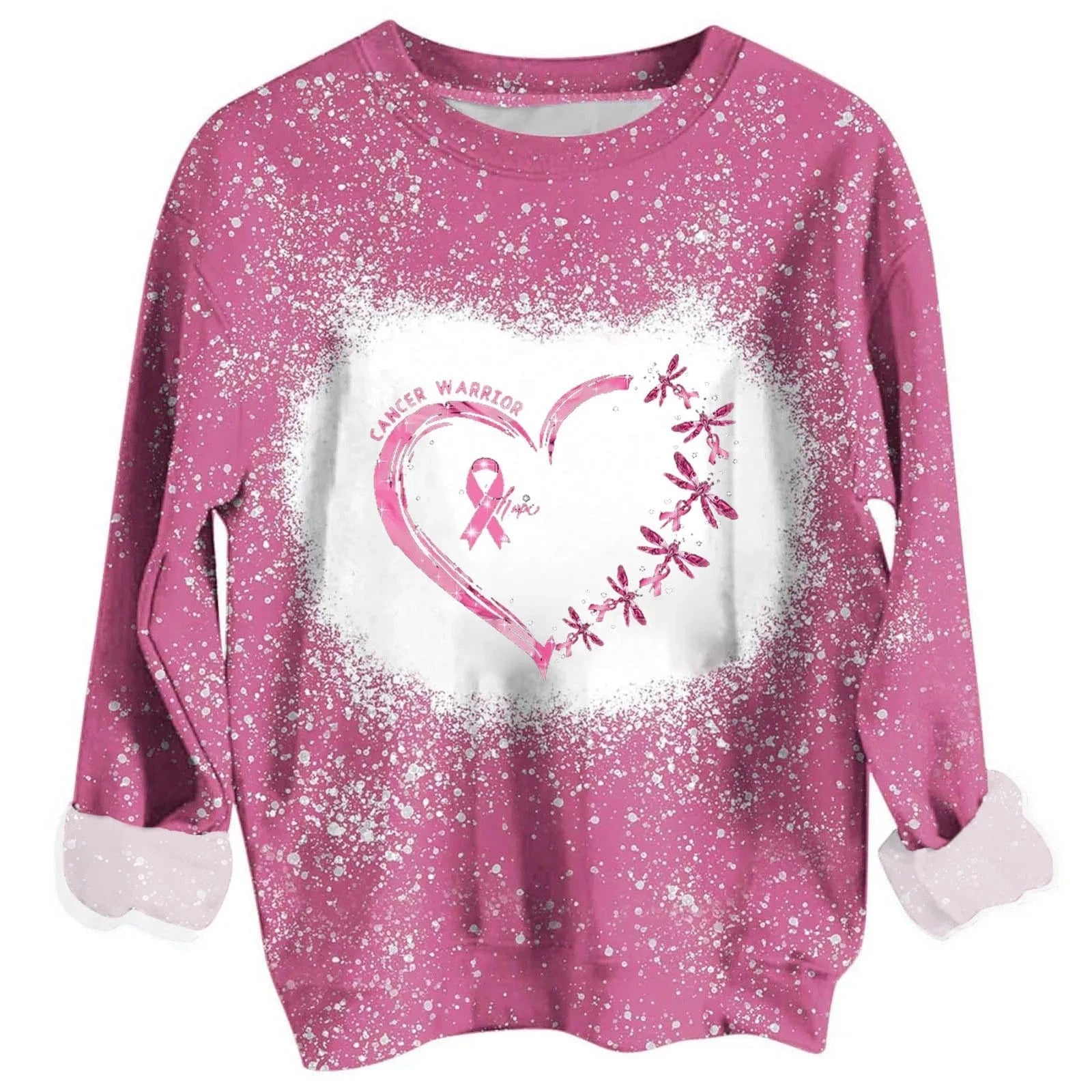 custom Hollamas digital printing sports long sleeve women's leisure fashion all over print crewneck sweatshirt