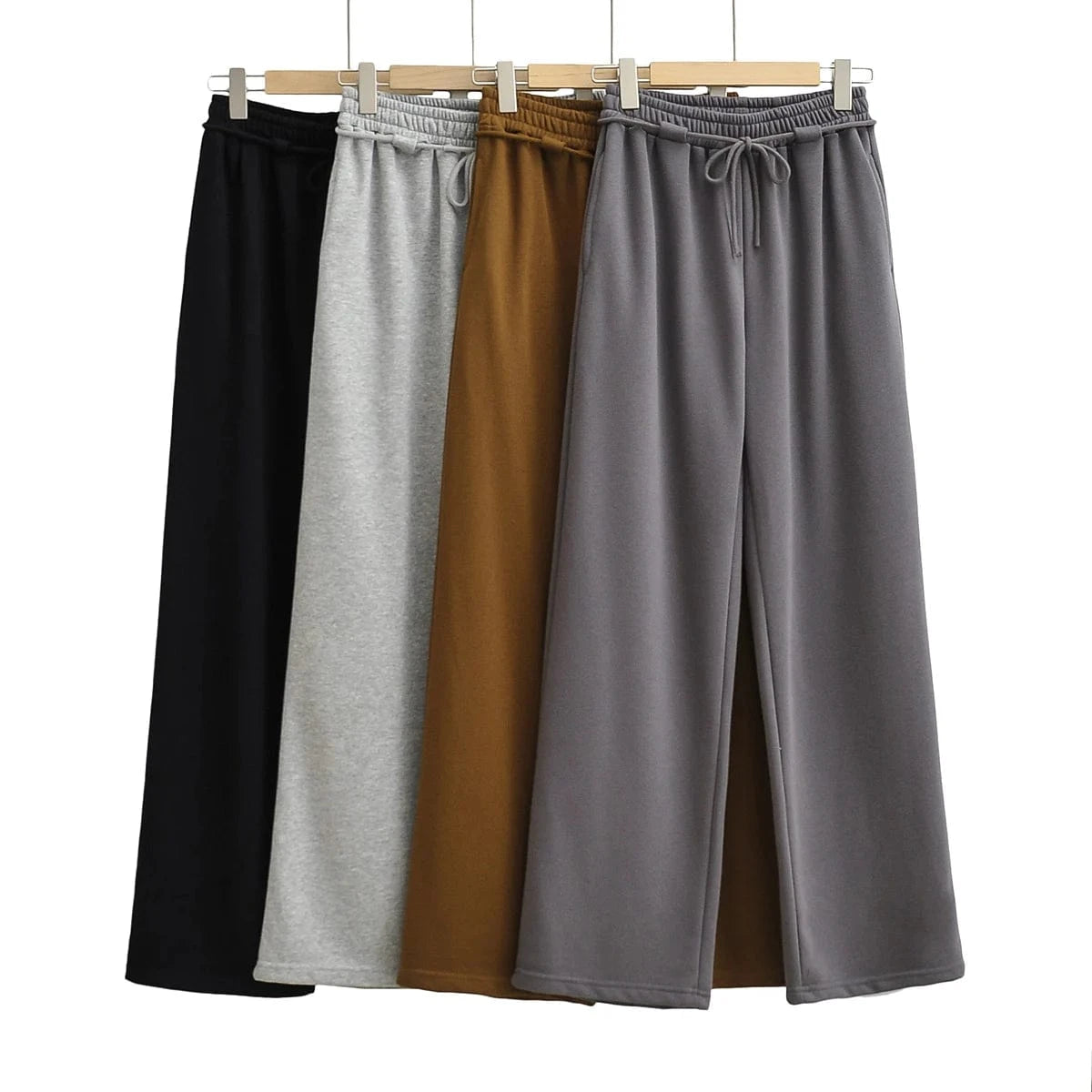 Custom Logo Women Drawstring Waist Designer Sweatpants