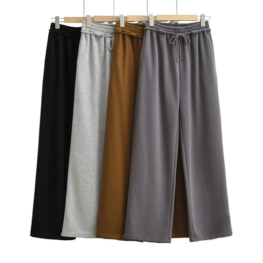 Custom Logo Women Drawstring Waist Designer Sweatpants