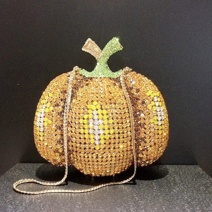 Custom Women bling diamond party skull handbag hand rhinestone Pumpkin ice cream clutch Butterfly owl Swan  purse evening bags