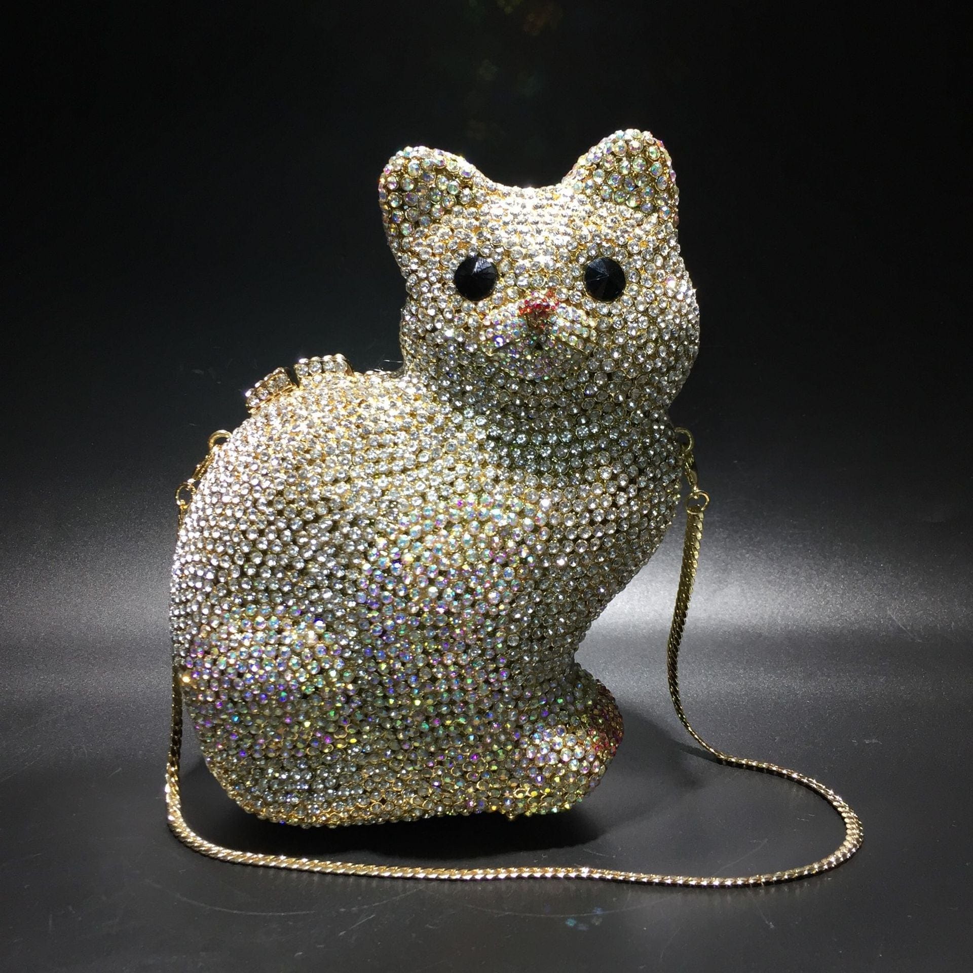 Custom Women bling diamond party skull handbag hand rhinestone Pumpkin ice cream clutch Butterfly owl Swan  purse evening bags