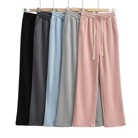 Custom Womens Casual Track Jogging Candy Color Pants Ladies Sweat Jogger