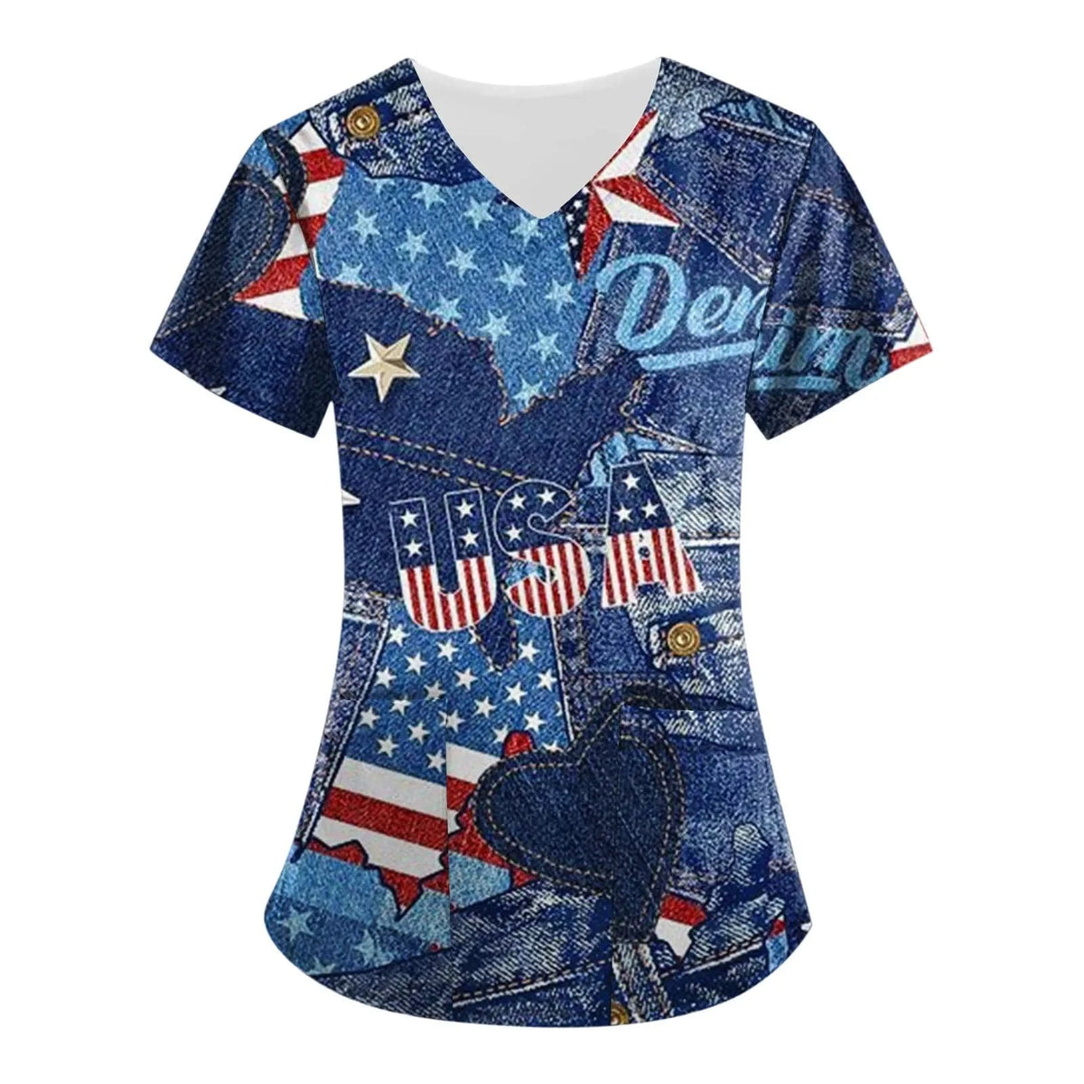 Customize Wholesale Women'S stretchy polyester Anti-exhaust Doctor Nurse  Hospital Scrubs Uniform Sets