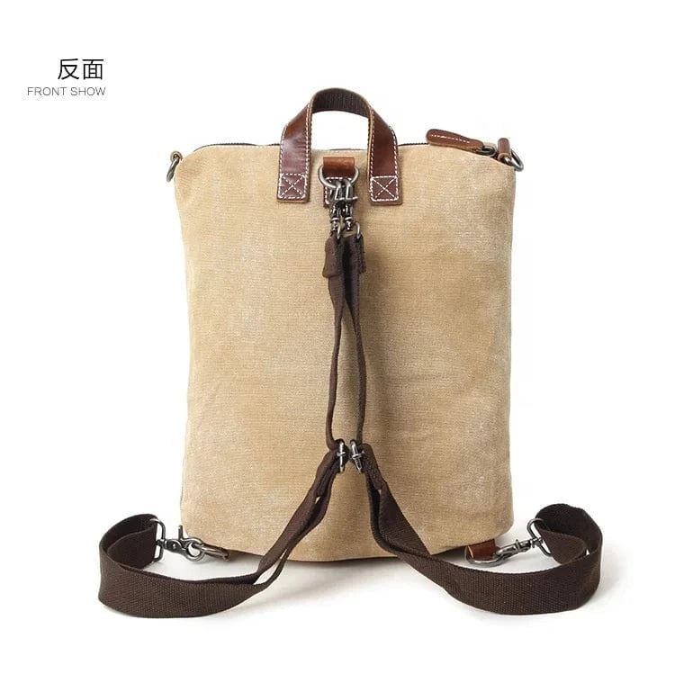 Customized New Ethnic Canvas Backpack For Women National Backpacks Leisure Travel Rucksack Embroidery Student School Bag