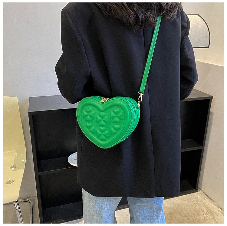 Cute bags women handbags ladies custom logo crossbody bag heart purse