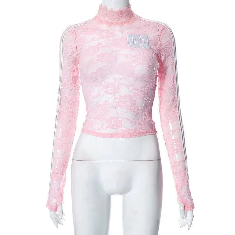 CUTENOVA 23SK122503 Sexy Sweet Y2K Knit Lace Hip Bodycon Mini Skirt Streetwear 2024 Skirts For Women