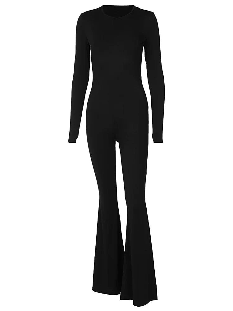 Cutenova MY24JP021 2024 New Sexy Backless Butt Lifting Slim Fit Sports Women Jumpsuit