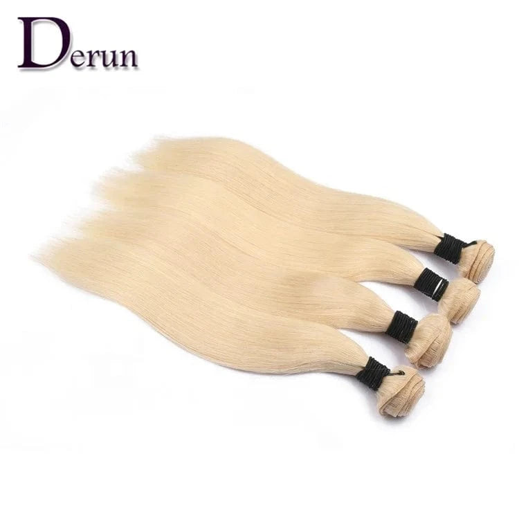 Cuticle Aligned Human Hair Extensions 613 100% Raw Virgin Human Hair Bundles,closure,unprocessed Raw Indian Best Selling Blonde