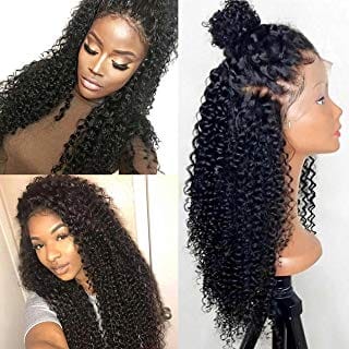 Cuticle aligned Indian Hair Raw Unprocessed Virgin 360 Lace Frontal Wig deep wave hd lace frontal wig