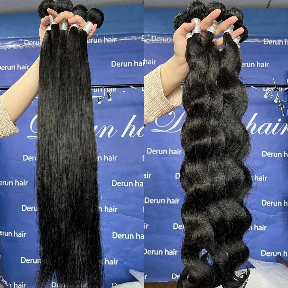 Cuticle Aligned Virgin Human Hair Bundles Brazilian Virgin Hair Human Hair Bundles Wholesale