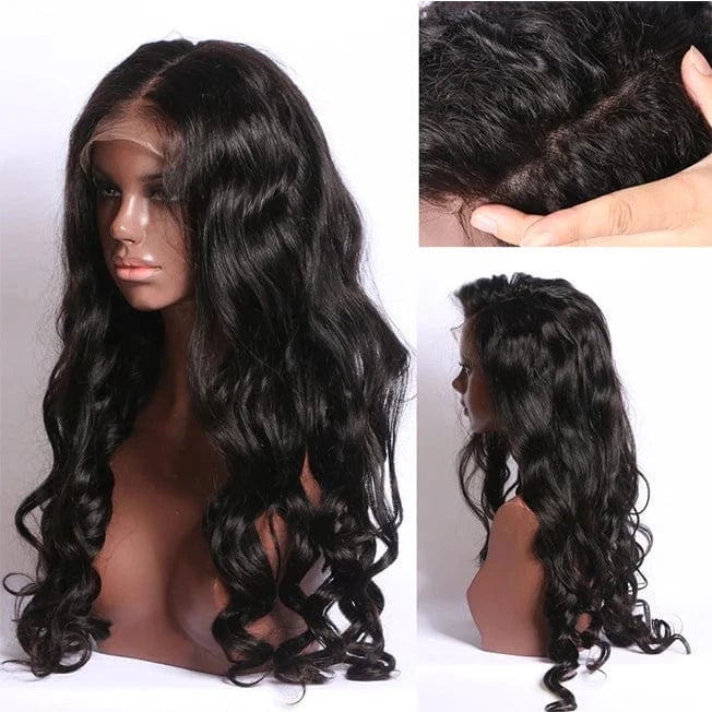 Cuticle Aligned Wigs Human Hair Lace Front Wigs For Black Women Loose Wave Perruque Cheveux Humain