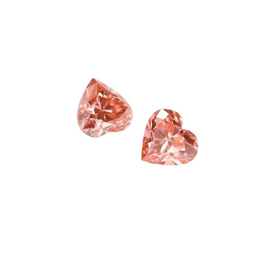 CVD Cultured Artificial Diamond 1.51ct\vs2 Heart-shaped Love Pink Color Diamond with IGI Certificate Loose Diamond 0.01-5 Carat