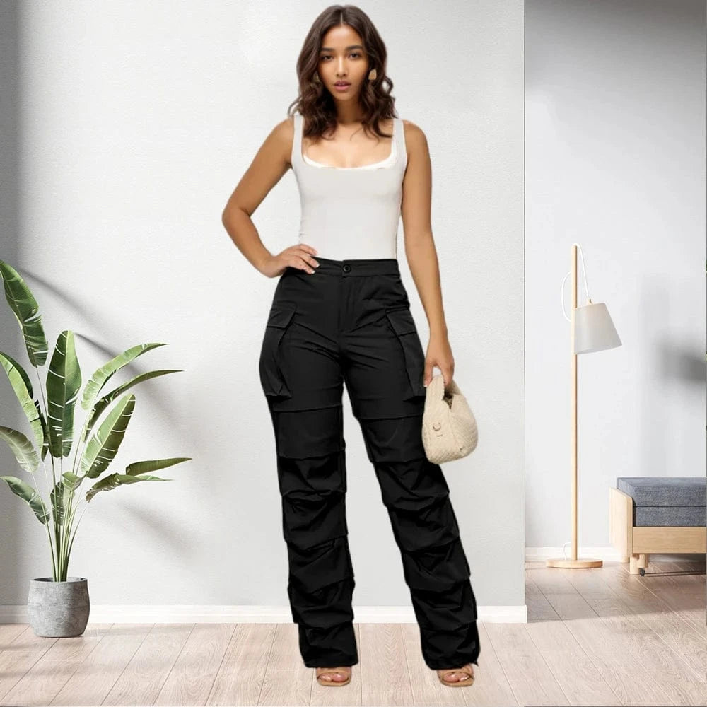 D0905GK05 Affordable Wholesale Cargo Pants Stretch For Trendsetting Women Cargo Pants Sehe Fashion