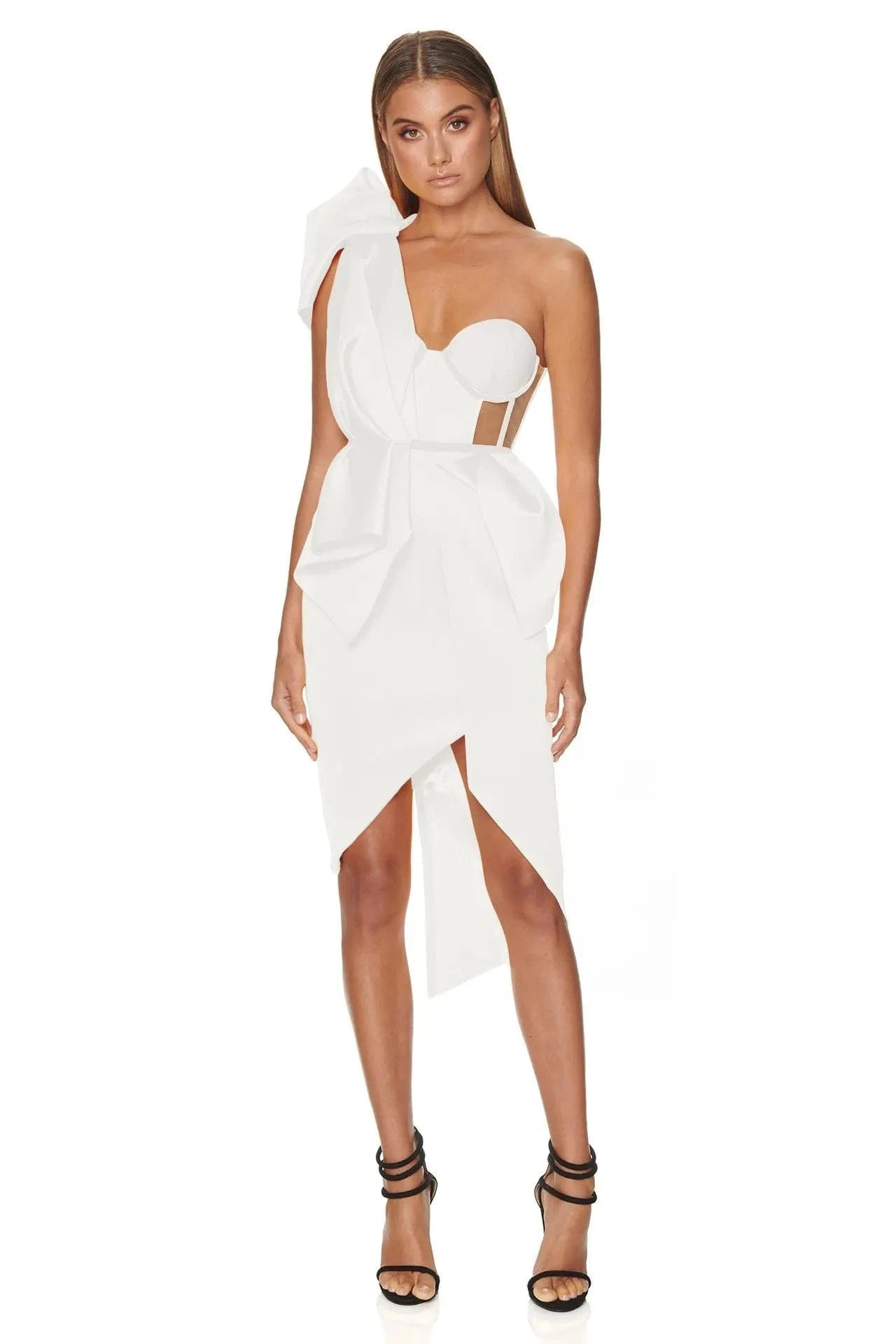 D8118 In fashion Ladies elegant evening dress sexy one shoulder Bandage dress