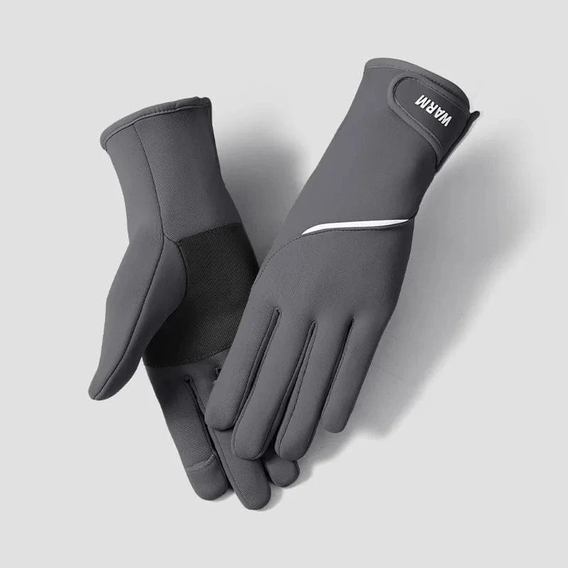 Dark gray Cheap anti-slip custom cycling touchscreen riding women driving warm gloves in winter