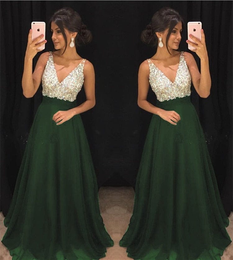 Deep V Neck Luxury Blue Long Evening Dress Vestido De Festa Sexy Backless Prom Party Gown 2023 High Quality For Women