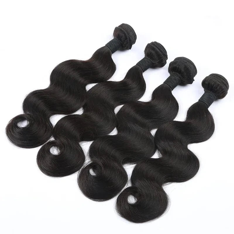 Derun Wholesale 12A Grade Body Wave Unprocessed Virgin Hair Bundles Indian Human Hair Natural Color 1 Piece Wholesale 10"-40"