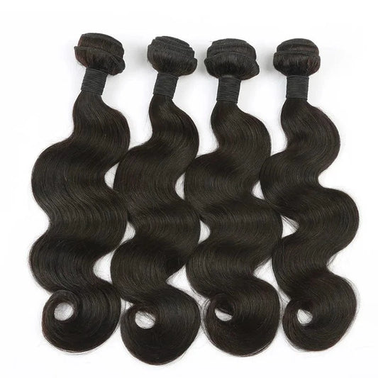 Derun Wholesale 12A Grade Body Wave Unprocessed Virgin Hair Bundles Indian Human Hair Natural Color 1 Piece Wholesale 10"-40"