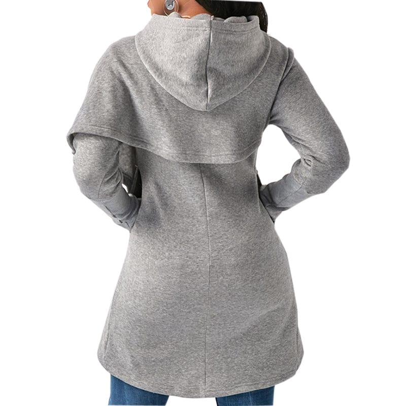 dog paw letter print Warm cross hot sale loose Women Hoodies sweatshirt irregular hem design long sleeve women sweatshirt