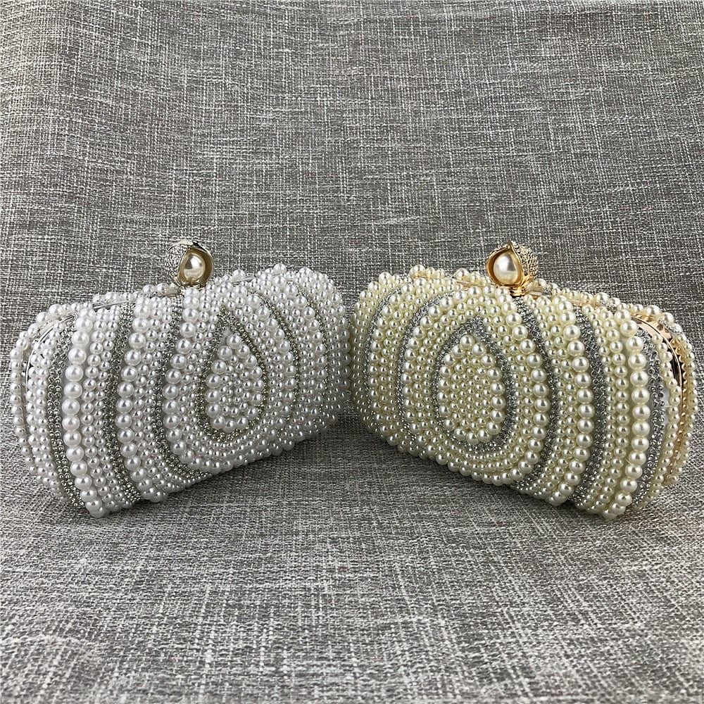 Dress Handbags woman  girls Evening Bags For Women Clutches Purse Chain Pearls Wedding