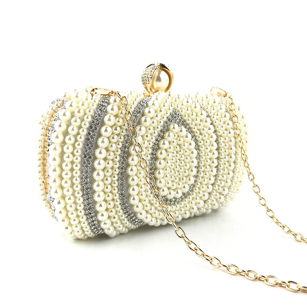 Dress Handbags woman  girls Evening Bags For Women Clutches Purse Chain Pearls Wedding