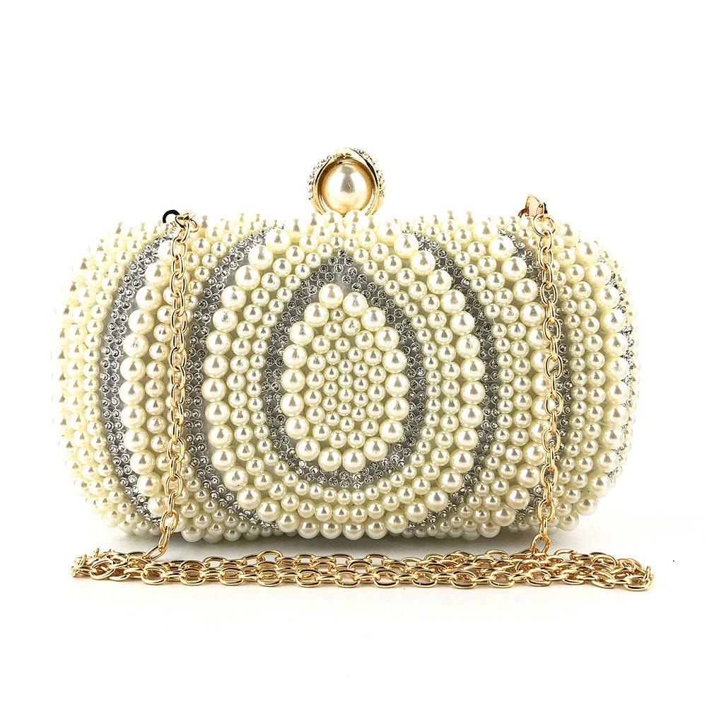 Dress Handbags woman  girls Evening Bags For Women Clutches Purse Chain Pearls Wedding