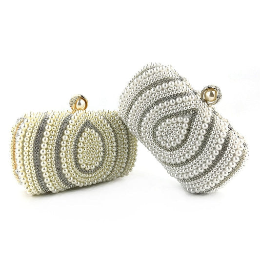 Dress Handbags woman  girls Evening Bags For Women Clutches Purse Chain Pearls Wedding
