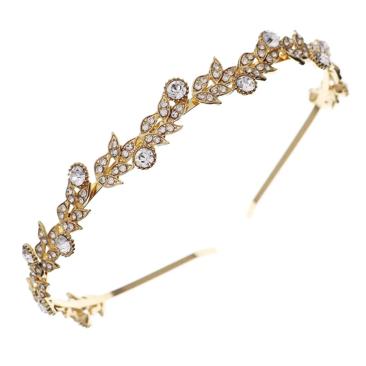 Drop shipping Silver Rhinestone Headband Hot Sale Wedding Bride Crystal Tiaras for Bridal Hairband For Party