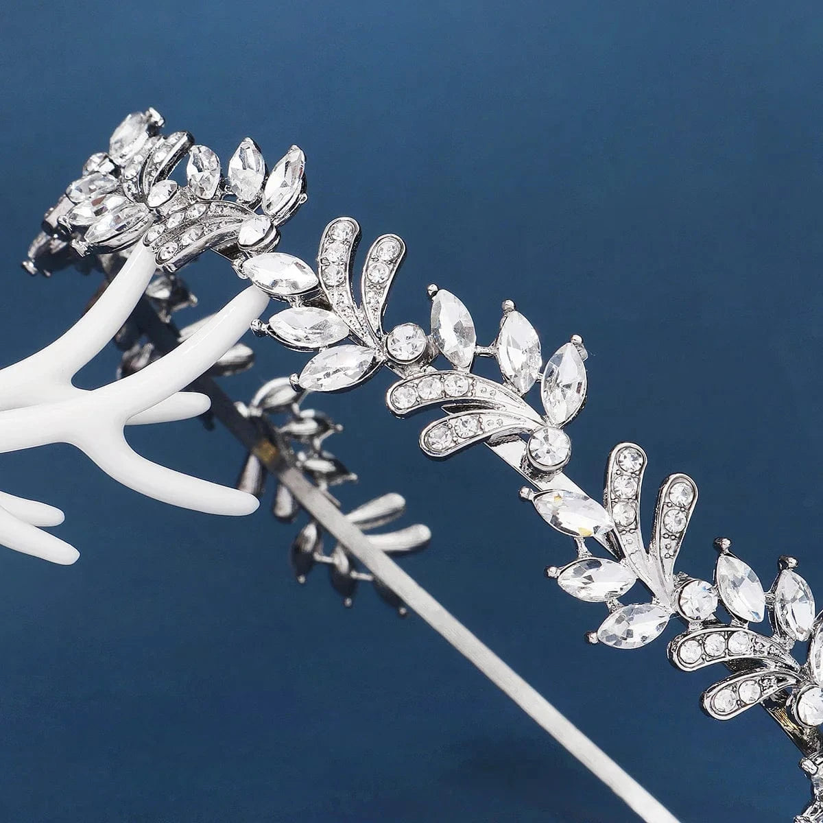 Drop shipping Silver Rhinestone Headband Hot Sale Wedding Bride Crystal Tiaras for Bridal Hairband For Party