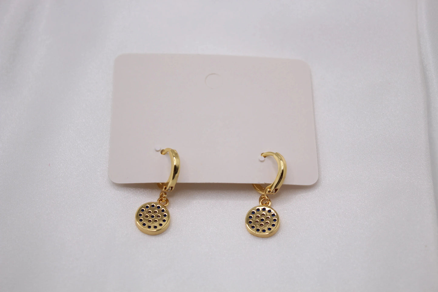 Drop shopping Turkish Demon Eyes18K Gold Plated silver Rose gold  Earrings copper evil eye earring gilf