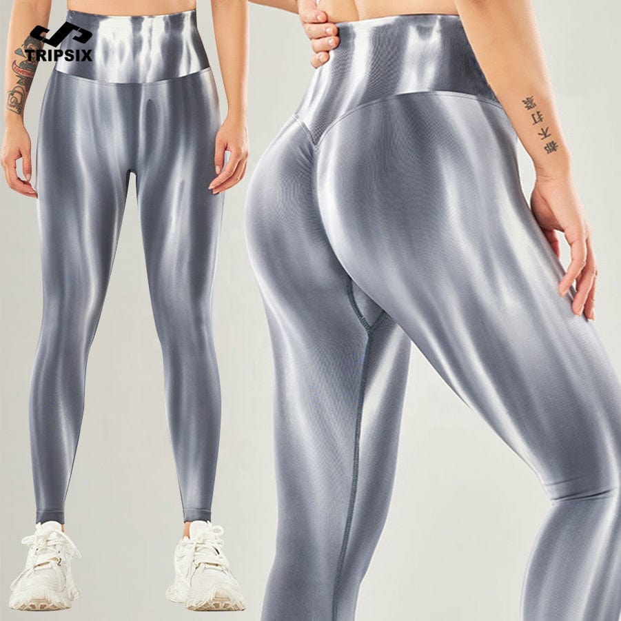 Dropship Aurora Printing Seamless Leggings Sports Pants Yoga Pants Women Fitness Gym Tights Leggings Pants