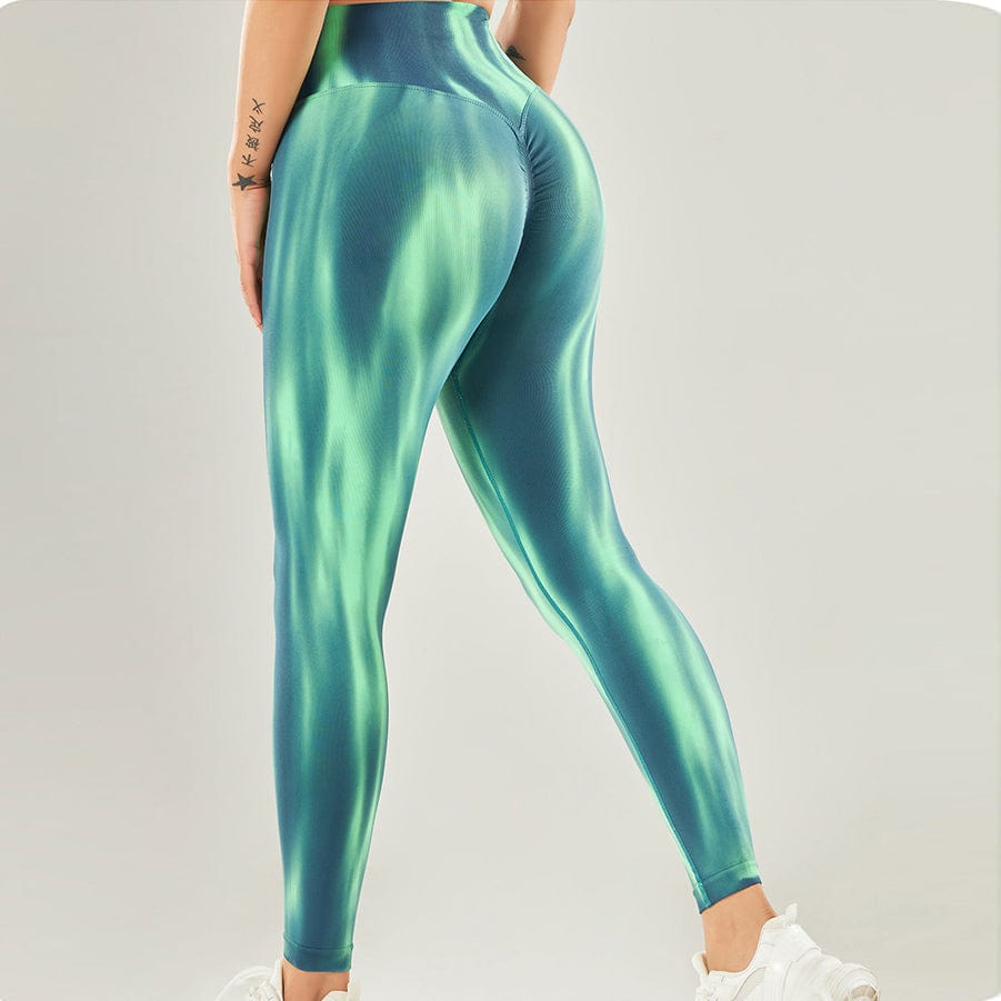 Dropship Aurora Printing Seamless Leggings Sports Pants Yoga Pants Women Fitness Gym Tights Leggings Pants