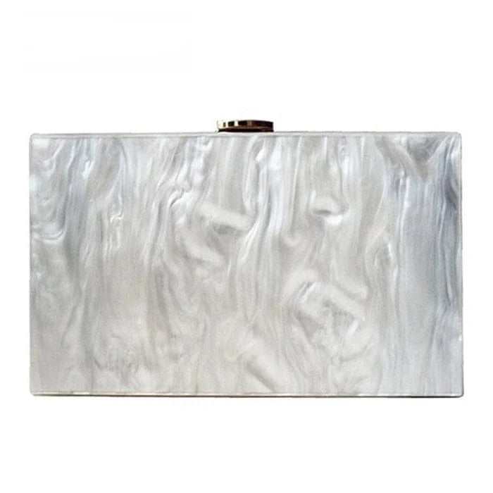 Dropshipping bridal purse evening bag acrylic resin clutch bags