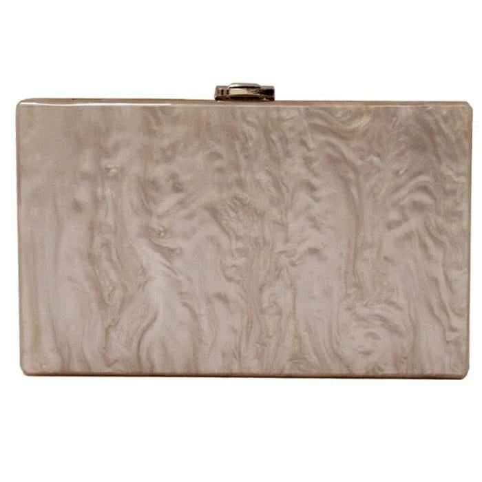 Dropshipping bridal purse evening bag acrylic resin clutch bags