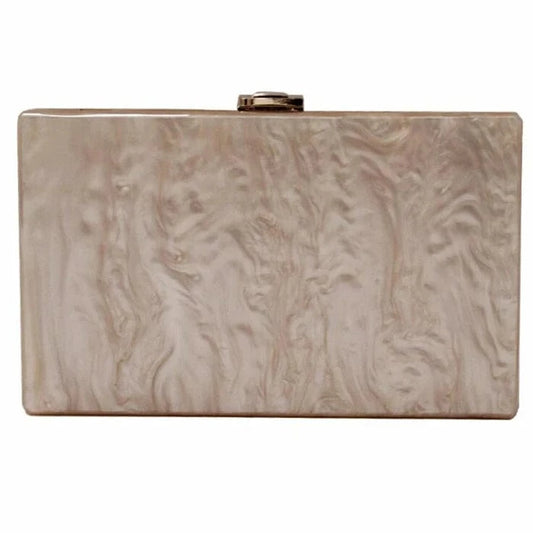 Dropshipping bridal purse evening bag acrylic resin clutch bags