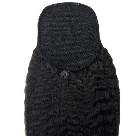 Dropshipping Drawstring Ponytail Extension kinky Straight Ponytail on Hair Extensions Pony tail for Women