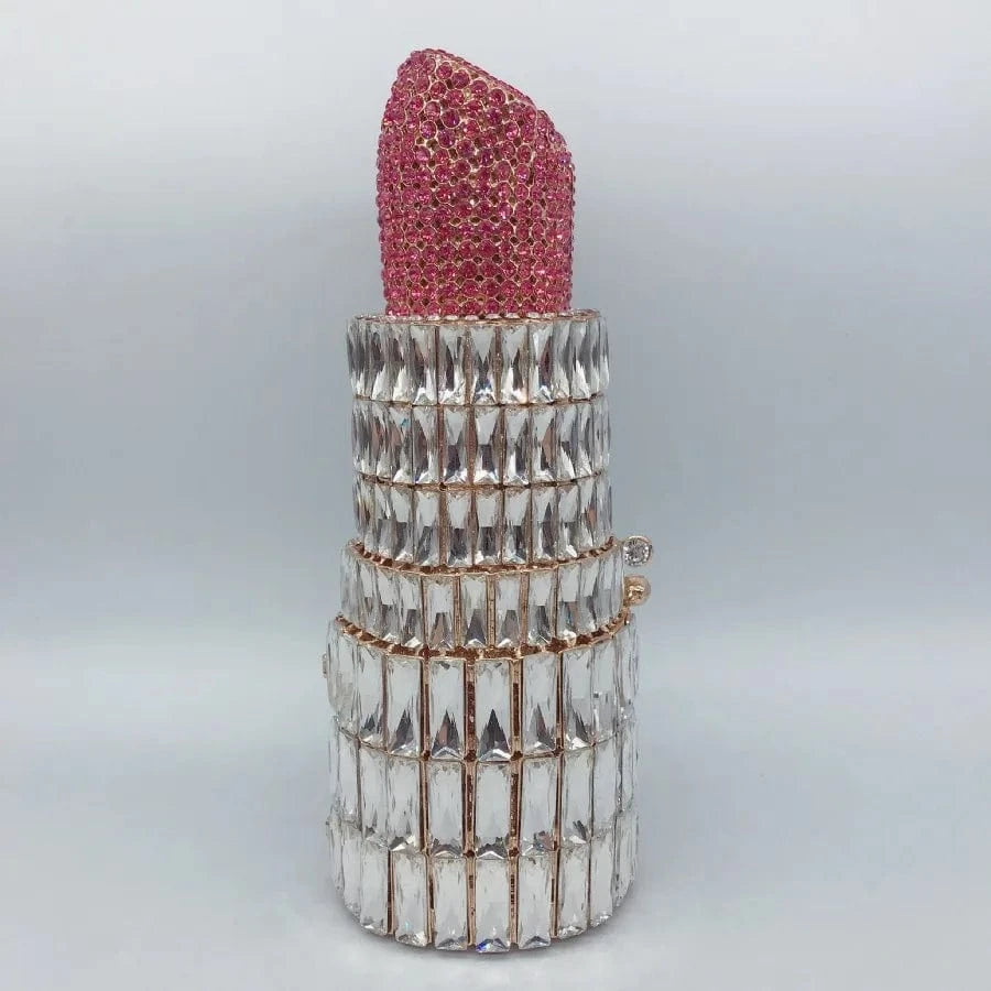 Dropshipping fashion apple shaped evening bag crystal rhinestone clutch bag purse for women luxury