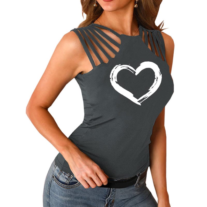 Dropshipping Heart Love 2022 Valentine's Fashion Funny Custom logo Tshirt Tops sexy Sleeve Cute Off Shoulder shirts for women