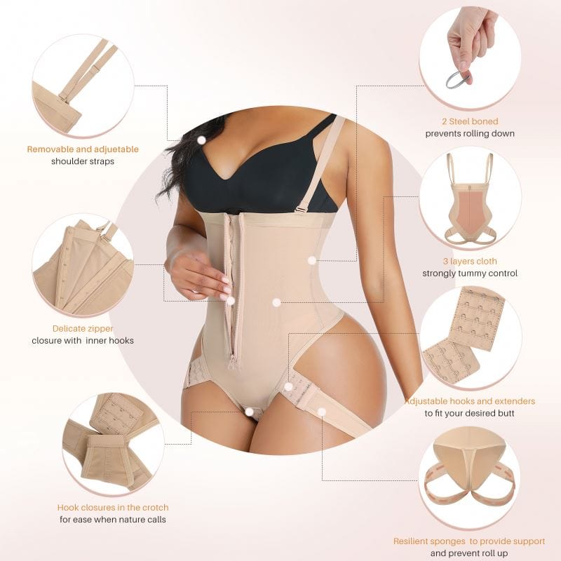Dropshipping Hot Selling Colombian Fajas Butlifter High Waist Panty Girdle Bady Shaper Ladies' Body Shaper Shapewear Panties