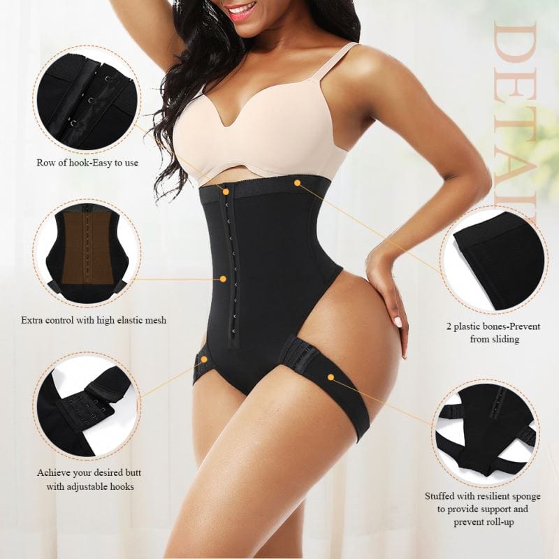 Dropshipping Hot Selling Colombian Fajas Butlifter High Waist Panty Girdle Bady Shaper Ladies' Body Shaper Shapewear Panties