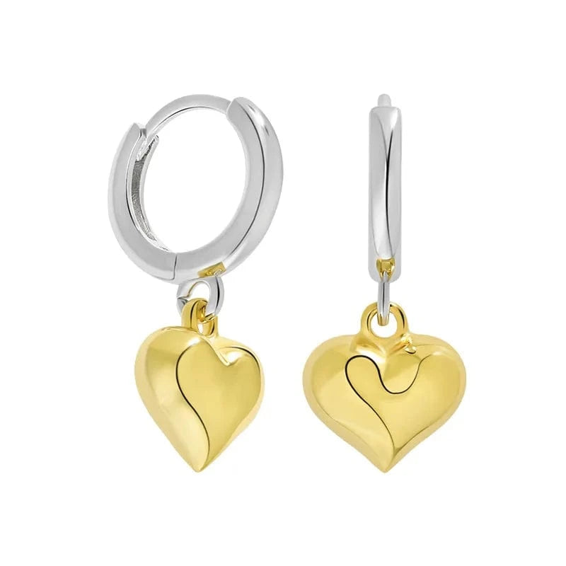 EA737 Gold fashion jewelry 925 silver earrings jewelry 18K gold plated sterling silver  hoop earrings for women