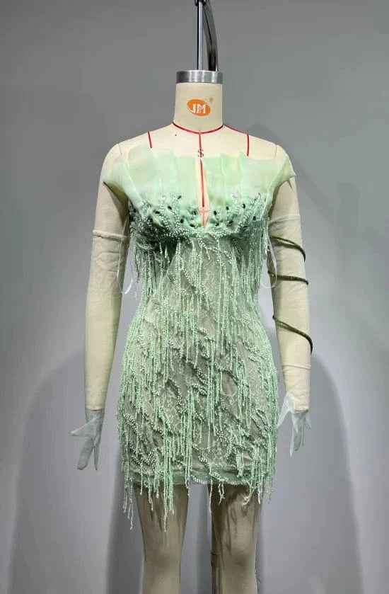 ED2601 Off Shoulder Mini Dress Luxury Fashion Trends Ball Gown Elegant Women Evening Party Dress Sequin