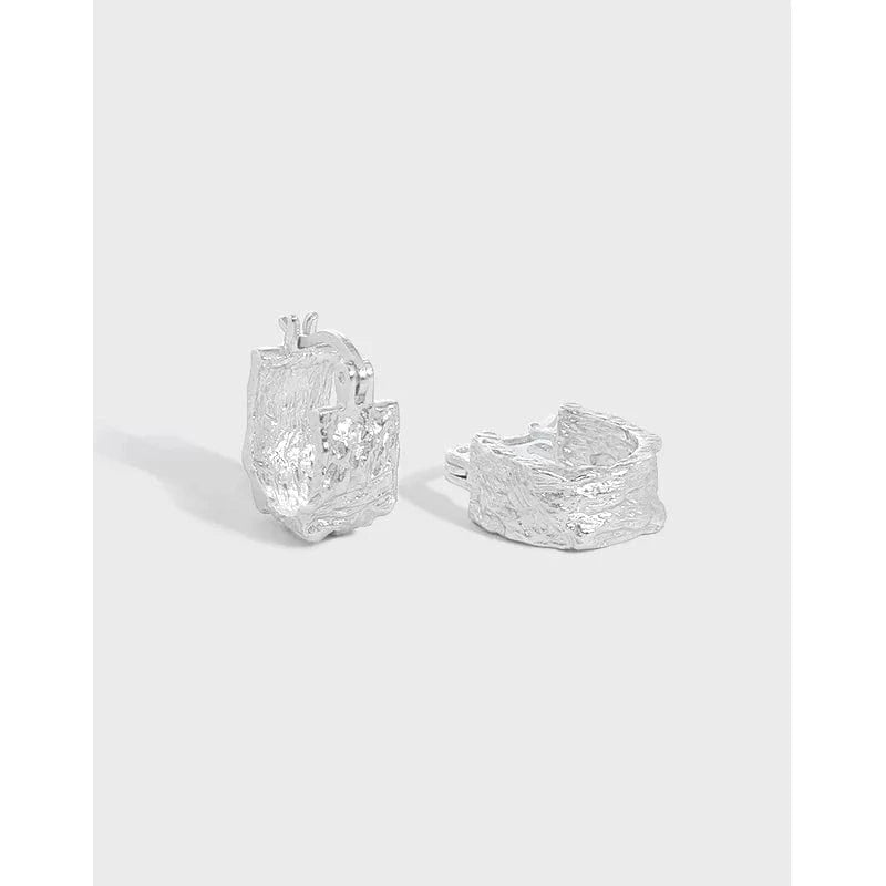 EF389 Silver fashion jewelry 925 silver earrings jewelry 18K gold plated sterling silver  hoop earrings for women